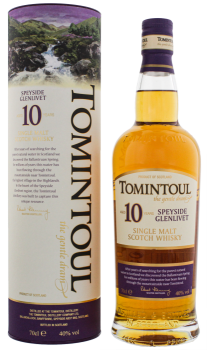 Tomintoul 10 years old Speyside single malt Scotch whisky 0,7L 40%