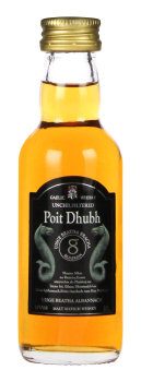 Poit Dhubh 8 Years old Malt Whisky miniatuur 0,05L 43%