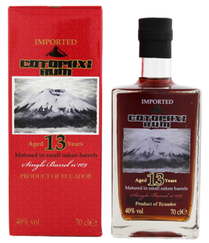 Cotopaxi 13 years old Single Barrel rum 0,7L 40%