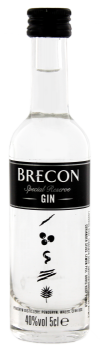 Brecon Gin Special Reserve miniatuur 0,05L 40%
