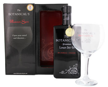 The Botanicals Gin premium London Dry + glas 0,7L 42,5%
