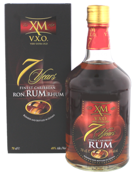 XM 7 years old VXO Demerara rum 0,7L 40%
