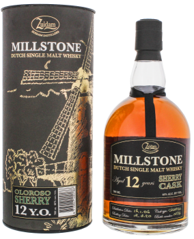 Zuidam Millstone 12 years old Sherry Cask single malt whisky 0,7L 46%