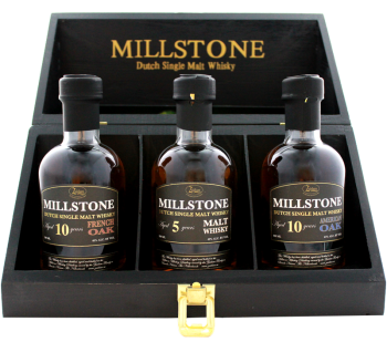 Zuidam Millstone Single Malt Whisky Trio 0,6L 41%