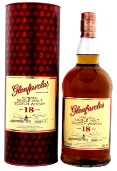 Glenfarclas 18 years old Highland single malt whisky 1 liter 43%