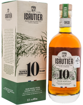 Isautier rhum agricole 10 years old rum 0,7L 40%