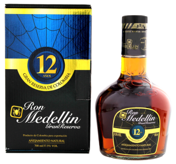 Ron Medellin Gran Reserva 12 years old rum 0,7L 37,5%