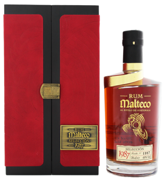 Malteco rum Seleccion 1987 Wooden Box 0,7L 40%