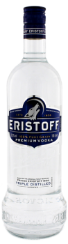 Eristoff pure grain premium vodka 1 liter 37,5%