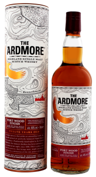 Ardmore Port wood finish 12 years old whisky 0,7L 46%