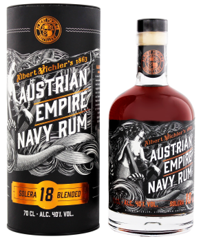 Austrian Empire Navy Rum Solera 18 years old blended 0,7L 40%