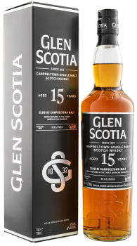 Glen Scotia 15 years old Campbeltown single malt Scotch whisky 0,7L 46%