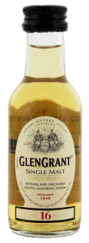 Glen Grant 16 years old single Malt Whisky miniatuur 0,05L 43%
