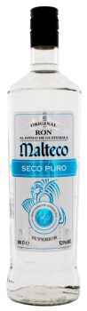 Ron Malteco Seco Puro Superior white rum 1 liter 37,5%