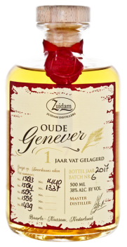 Zuidam Oude Genever 1 years old 0,5L 38%