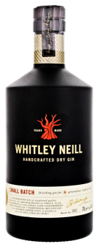 Whitley Neill Handcrafted small batch dry gin 0,7L 43%