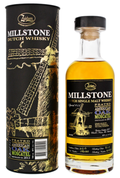 Zuidam Millstone Single Malt Whisky Peated American Oak Moscatel 5 years old Special No. 14 0,7L  46%