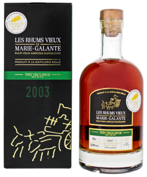 Les Rhums Vieux de Marie Galante Bielle Tres Vieux 2003 0,7L 52,8%