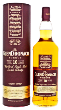 Glendronach 10 years old Forgue Single Malt Scotch Whisky Non Chill Filtered 1 liter 43%