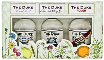 The Duke Dry Gin miniatuur teastingset 3 x 0,05L 44,67%