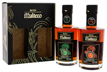 Malteco rum special Giftpack 15 years en 25 years old 2x0,2L 40%