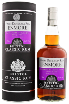Bristol rum Enmore Guyana 30 years old 1988 2018 Sherry Finish 0,7L 46,5%