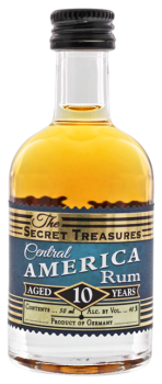 The Secret Treasures Central America Rum 10 years old miniatuur 0,05L 40%