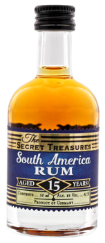 The Secret Treasures South America Rum 15 years old miniatuur 0,05L 40%