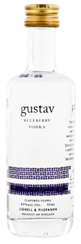 Gustav Blueberry Vodka miniatuur 0,05L 40%