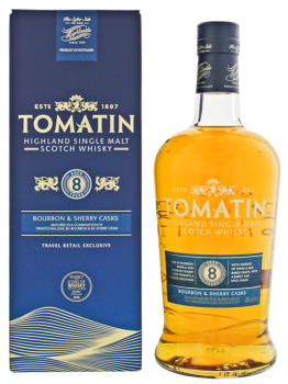 Tomatin 8 years old Bourbon & Oloroso Sherry Cask Matured 1 liter 40%