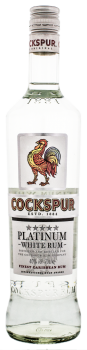Cockspur platinum white caribbean rum 0,7L 40%