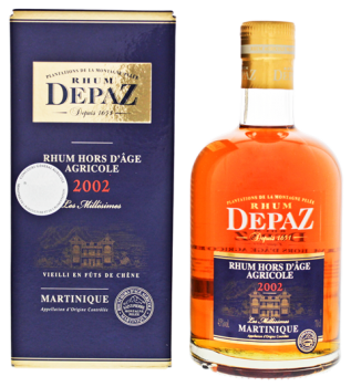 Depaz Hors dAge Agricole 2002 rum 0,7L 45%