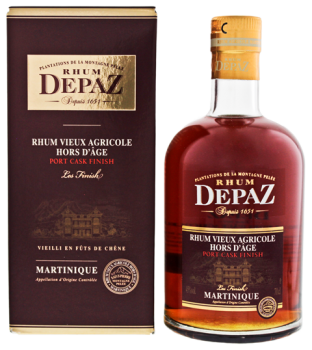 Depaz Port Cask Finish vieux agricole hors D age rum 0,7L 45%