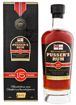Pussers rum British Navy 15 years old 0,7L 40%
