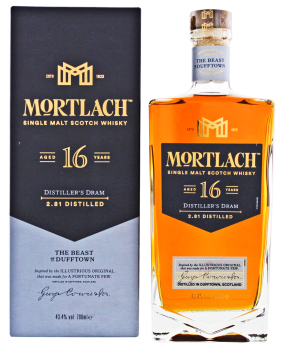 Mortlach 16 years old Distillers Dram 2.81 Single Malt Scotch Whisky 0,7L 43,4%