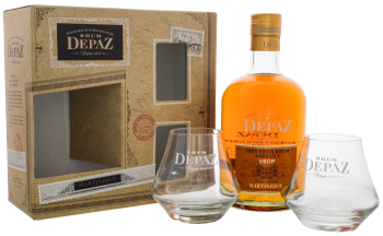 Depaz Special Reserve VSOP Giftset + 2 glazen 0,7L 45%