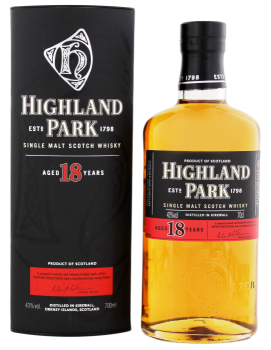 Highland Park 18 years old single malt whisky 0,7L 43%