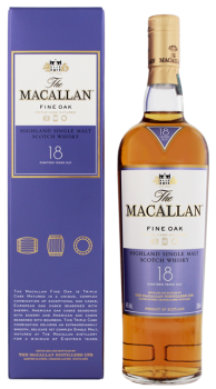 Macallan Fine Oak 18 years old single malt whisky 0,7L 43%