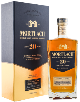 Mortlach 20 years old Cowies Blue Seal 2.81 Distilled Single Malt Scotch Whisky 0,7L 43,4%