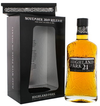 Highland Park 21 years old release November 2019 single malt Scotch whisky 0,7L 46%