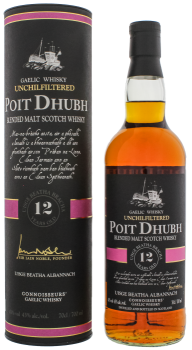 Poit Dhubh 12 years old blended malt Scotch whisky 0,7L 43%