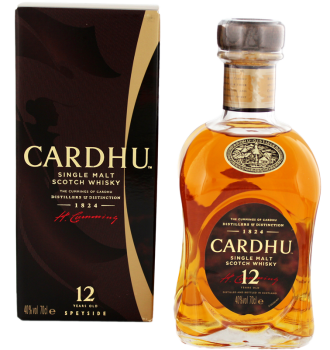 Cardhu 12 years old single malt Scotch whisky 0,7L 40%