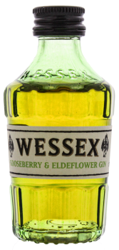 Wessex Gooseberry and Elderflower Gin miniatuur 0,05L 40%