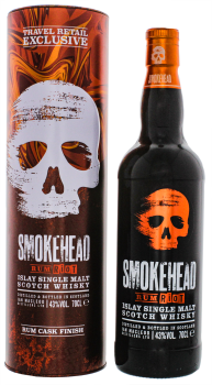 Smokehead Riot Rum Cask Finish Islay Single Malt Scotch Whisky 0,7L 43%