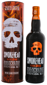 Smokehead rum riot Islay single malt Scotch whisky 0,7L 43%