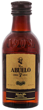 Abuelo 7 years old rum miniatuur 0,05L 40%
