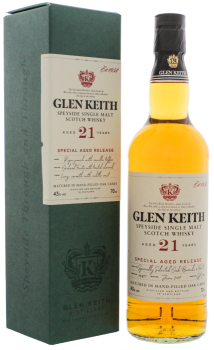 Glen Keith 21 years old Special Aged Release Speyside Single Malt Scotch Whisky 0,7L 43%