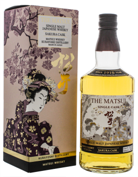 The Matsui Sakura Single Cask Japanese Whisky 0,7L 48%