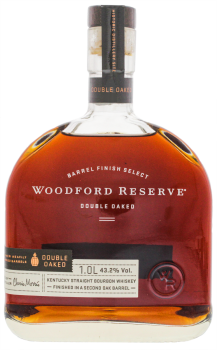 Woodford reserve Kentucky straight double oaked bourbon whiskey 1 liter 43,2%