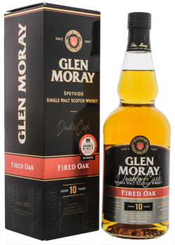 Glen Moray 10 years old Fired Oak Speyside single malt Scotch whisky 0,7L 40%